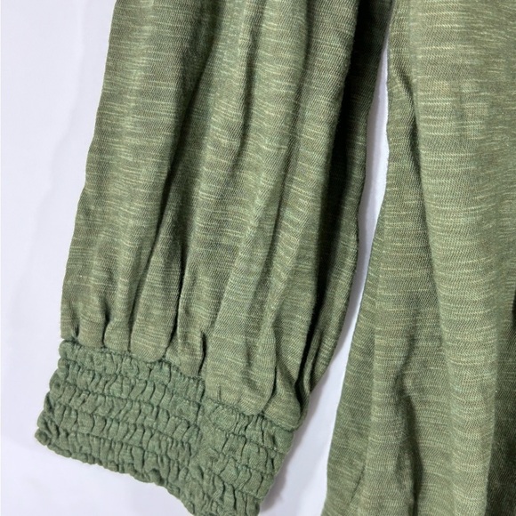 Knox Rose Olive Green Top Small - Picture 3 of 4